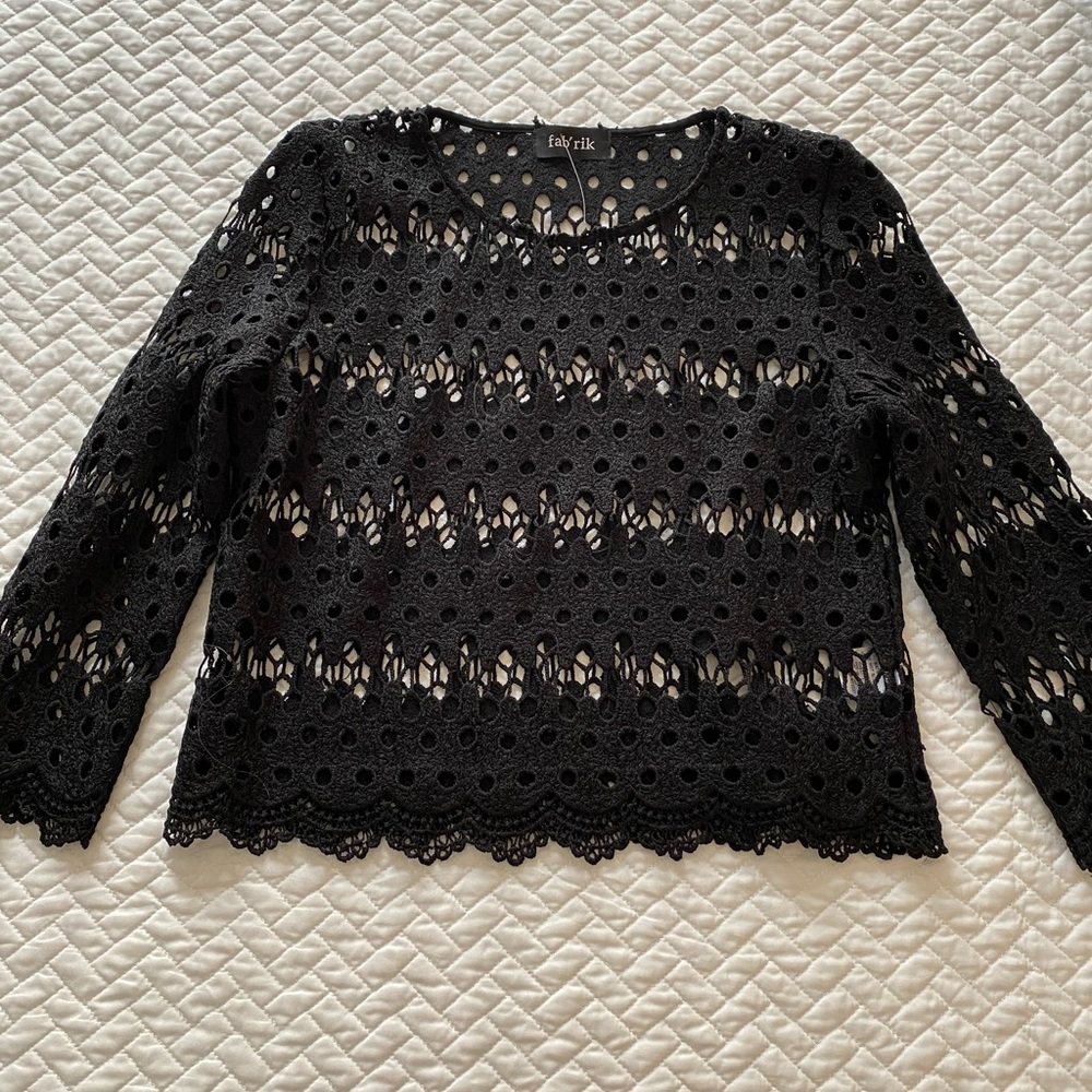 Black Lace Top